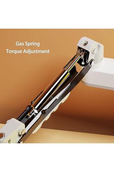 Nb North Bayou حامل شاشة مكتبي 17-30" H100 أبيض، ذراع طويل، حركة كاملة، ارتفاع ودوران قابل للتعديل، 2-9 كجم