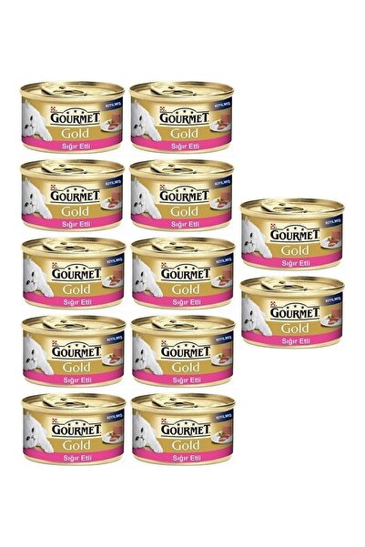 Gourmet Purina Gold Sığır Etli Yetişkin Kıyılmış Kedi Konserve 12 x 85 G