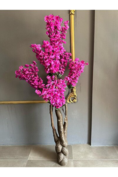 ledison Yapay Ağaç Japon Kiraz Çiçeği Hazır Gövdeli Bahardalı Ağacı 170 cm Sakura Çiçeği