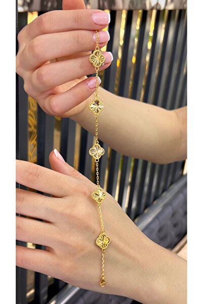 kuyumcu nurettin 9 Gr (Gram) 5 Yonca Kunye 22(916) Ayar Altın