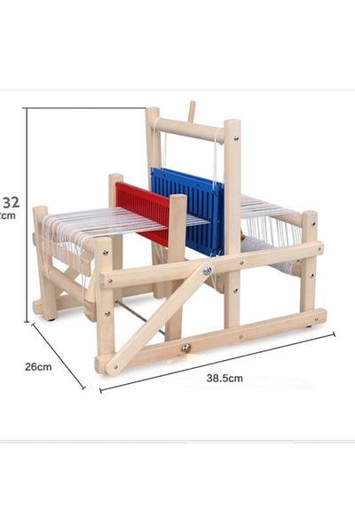 OEM Război de țesut din lemn pentru copii, DIY, 32cm x 26cm x 38.5cm