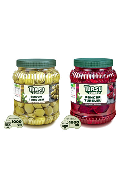 TURŞU DURAĞI Çağla Badem 1 KG - Pancar Turşusu 1 KG
