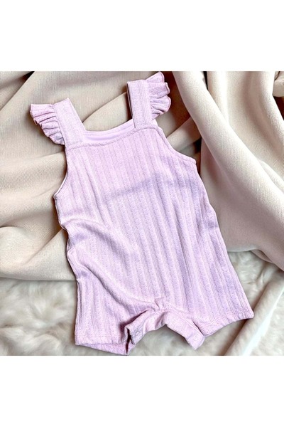 Necix's Firfir Short Jumpsuit with Straps Pink