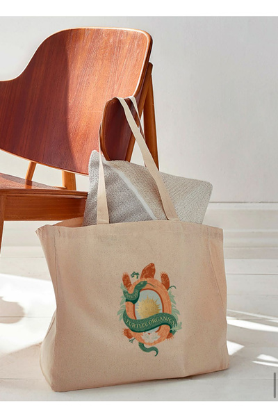 TURTLEE ORGANICS Cotton Gabardine Bag