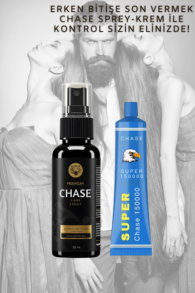 Chase Premium Uzun Deneyim Sprey - Krem Set