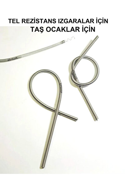 abnturk 2 Adet 1000 Watt Taş Ocak Rezistansı Tel Resiztanslı Elektrikli Izgar...