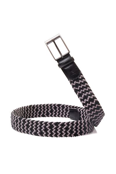 Pierre Cardin Black-Slate Knitted Men's Belt Pc-1745S4A