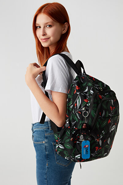 NEMO BAGS Patterned Khaki Backpack Klinkir School Bag 14 Inch Laptop Travel B...