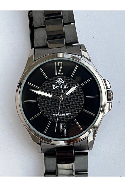 Bentini Yeni Sezon Çelik Kordon Çelik Kasa 2 Yıl Garantili Erkek Kol Saati + Bileklik Hediyedir