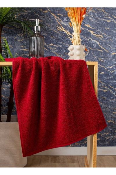 Elaganya Red Sports Towel Stain Resistant Hairdresser Barber Hotel Towel 50X90 cm 8Pcs