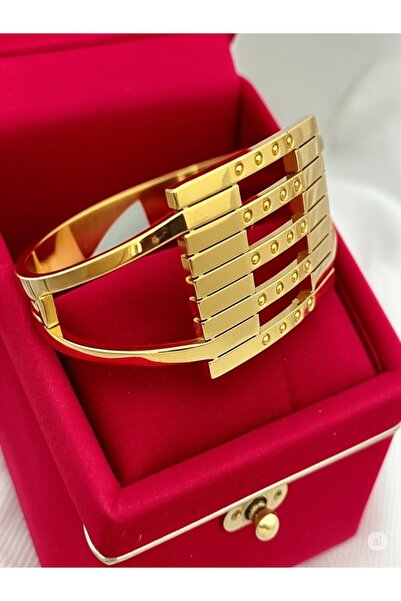 KANERUZ سوار من الفولاذ المقاوم للصدأ مستورد بخمسة أضلاع