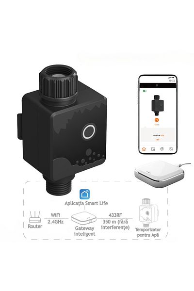 VENTLEX Programator pentru irigare/udare Inteligent 1 Zona, Control Manual sau prin aplicatie