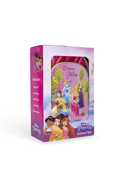 DİSNEY PRİNCESS Disney Princess 5in1 Trolley School Bag Girls Backpack Gift Water Resistant Disney Princess Backpack