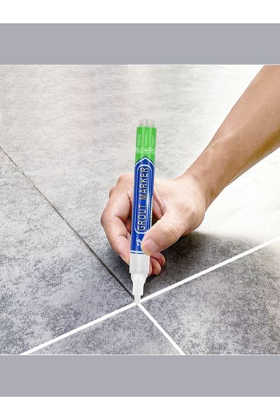 OEM Marker corector permanent pentru plăci ceramice, rosturi și marmură - alb, 15 ml