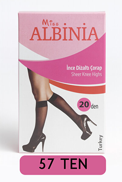 Kent Pazarı 1 Adet İnce Diz Altı Çorap 20 Den – Kadın Günlük & Klasik Giyim U...