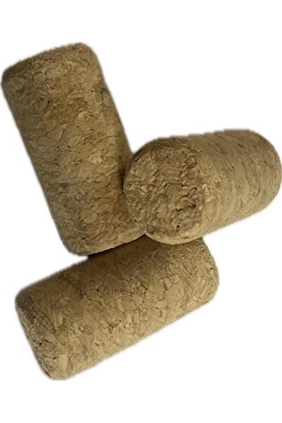 Genel Markalar borayris Uzun 22x44 Mm Şişe Mantarı 50 Adet Doğal Şarap Şişesi Tıpası Mantar Tapa