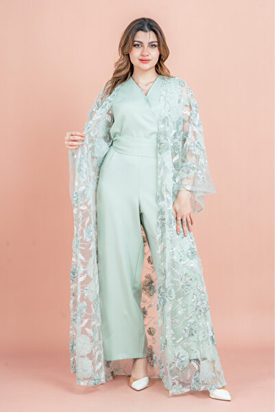 IKKXA عباية عصرية بمزيج من الأزهار