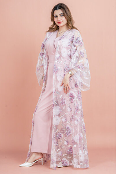 IKKXA عباية عصرية بمزيج من الأزهار