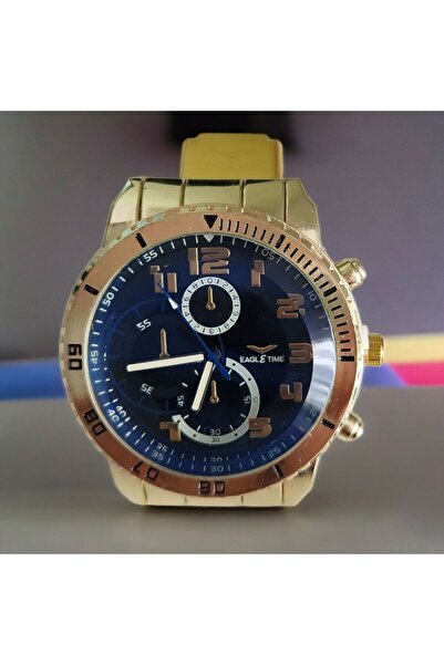 OEM Elegant Men's Watch, Gold Metal Bracelet, Quartz Mechanism, Analog Display