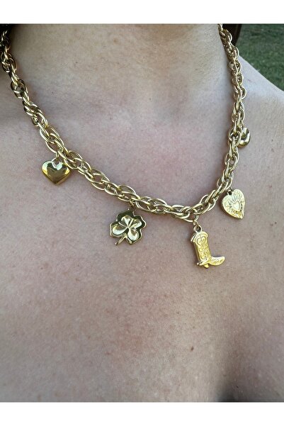 ARMELİA ACCESORİES Armelia Accessories Altın Renkli Charm Kolye