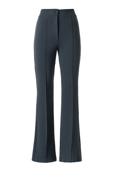 FACETTE Γυναικείο Ανθρακί Ψηλόμεσο Παντελόνι Lycra