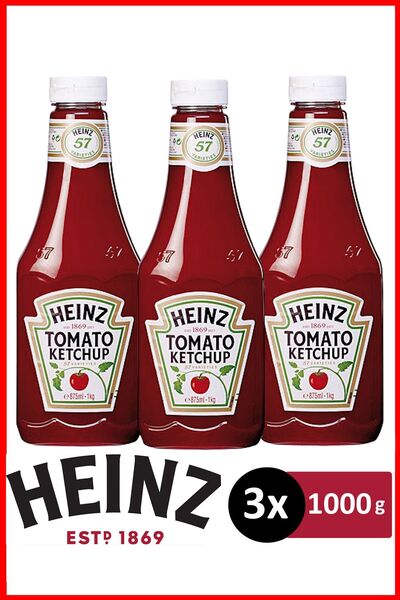 Heinz Ketçap 1000 gr X3 Adet
