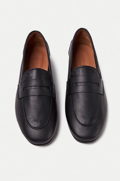 Mubiano Collection Mubiano Hakiki Deri Collection Mocasini & Balerini pentru Femei Negru -MCMNG12103-S