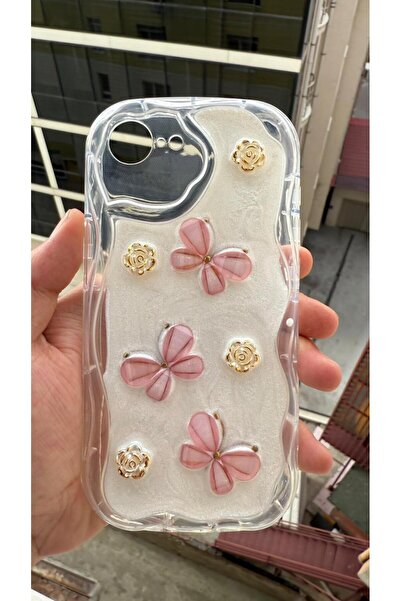 AQUA AKSESUAR حافظة متوافقة مع هاتف Apple iPhone 16E، غطاء فضي شفاف بحواف منق...