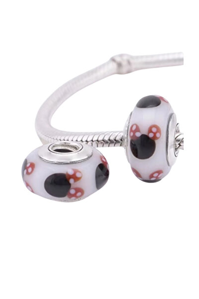 Fubena Miniş Murano Gümüş Charm