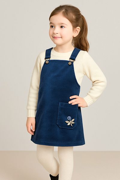 Veni Baby Girl's Strappy Solopet Dress