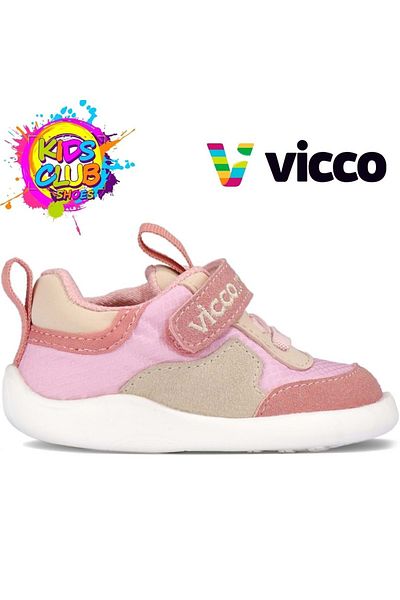 Vicco Trick First Step Baby Orthopedic Παιδικά Αθλητικά Παπούτσια POWDER