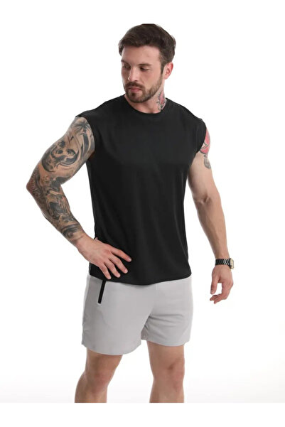RUTBİL SPORTS SPOR KUMAŞ SIFIR KOL BİSİKLET YAKA TANK TOP ATLET-FİTNESS ATLET...