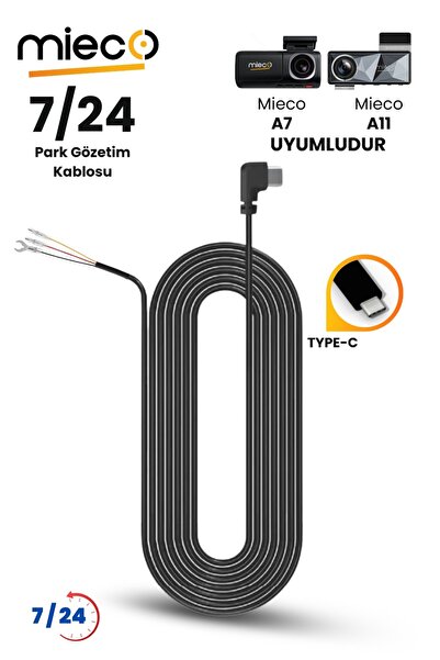 Mieco A7 ve A11 Uyumlu Park Modu Akü Bağlantı Kablosu / Hardware Kit (TYPE-C)