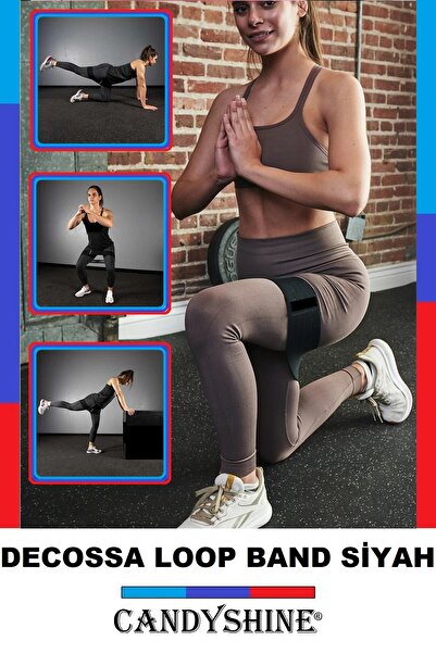 YDFit Decossa Loop Band Резинова стрічка для вправ з високим опором Чорна 24 ...