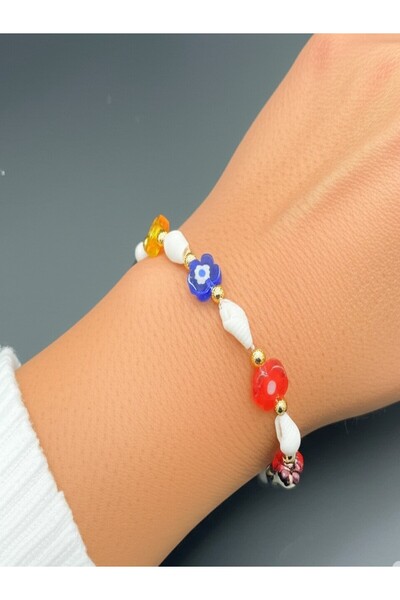 KANERUZ سوار ديزي على شكل صدفة البحر بتصميم صيفي