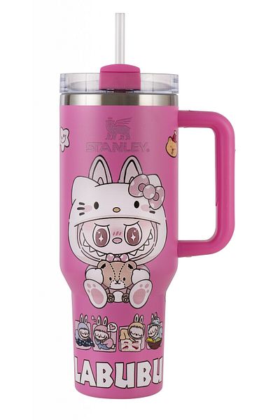 Stanley H2.0 Flow State 40oz Tumbler, Stainless Steel Vacuum Insulated Quencher Labubu Limited Edition