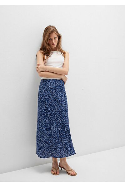 Mavi Printed Navy Blue Skirt 1310583-91323