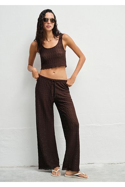 Mavi Brown Knitted Trousers 1011106-70244