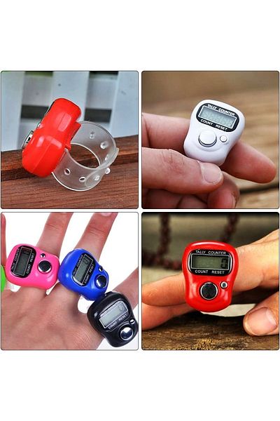 Boldy Zikirmatik Sports Counter Tasbih - Inel Zikirmatik cu contor digital electronic (1 bucată)
