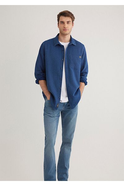 Mavi Indigo Shirt with Pocket Detail Regular Fit / Regular Fit 0211422 -18790