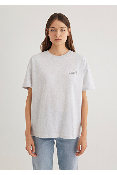 Mavi Γκρι μπλουζάκι με λογότυπο Loose Fit / Loose Relaxed Fit1611309-85438