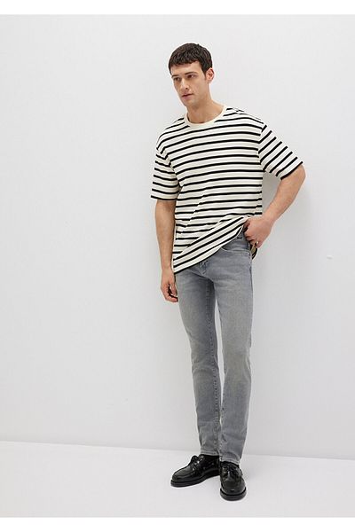 Mavi Kvnç Schwarze hellgraue Jeanshose 001070-83703
