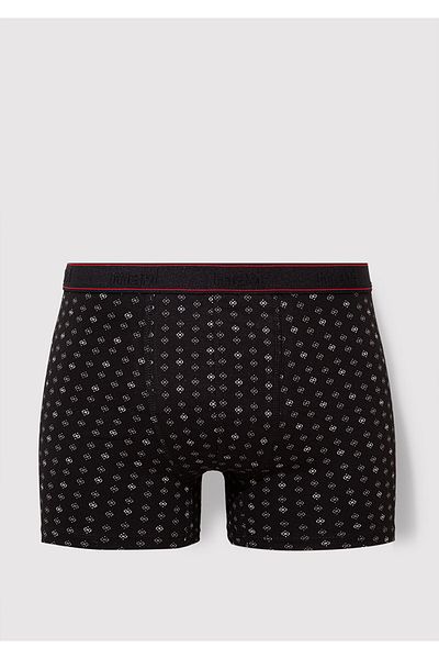 Mavi Black Printed Boxers - 0911037 -900