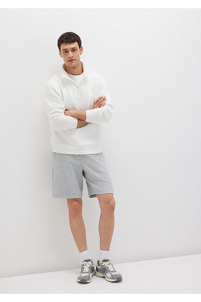 Mavi Pantaloni scurți de bază gri - Model 066935-35010