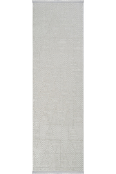 Cool Halı Safir 8606 Gri Yolluk Geometrik Desenli Uzun Antre Hol Koridor Halı...