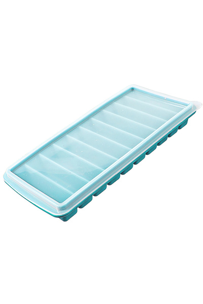 Choice صينية قوالب ثلج على شكل عصا خضراء مكونة من 10 شبكات مع غطاء وصندوق ثلج...