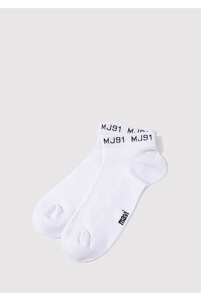 Mavi White Booties Socks 092286-620