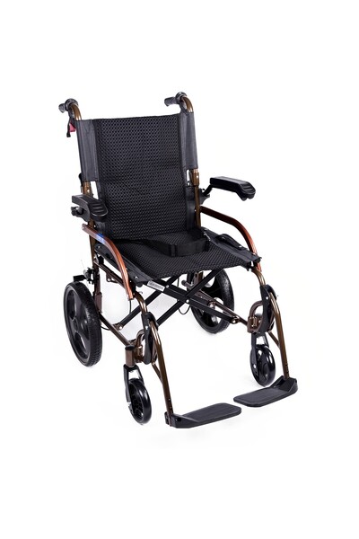 Comfort Plus GK863LABJ-12 Jet Black Transfer Alüminyum Tekerlekli Sandalye