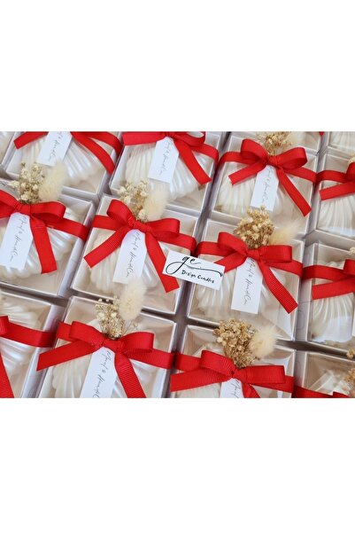 Sude Design 15 قطعة شمعة بلح البحر اللؤلؤية # زفاف # أبريل # هدية