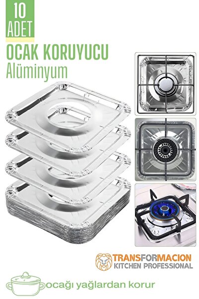 Transformacion Ocak Koruyucu Folyo - Kızartma Yemek Yağ Koruyucu Folyo 10 ADE...